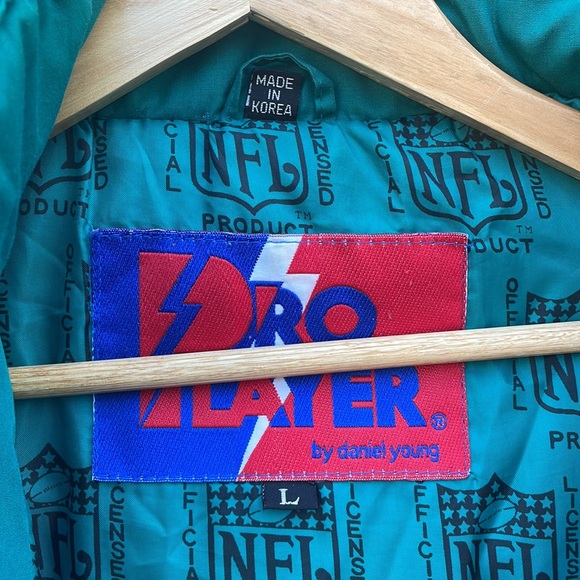 VINTAGE 1994 Miami Dolphins NFL Pro Player by Daniel Young Men's Jacket - Size L - Picture 8 of 15